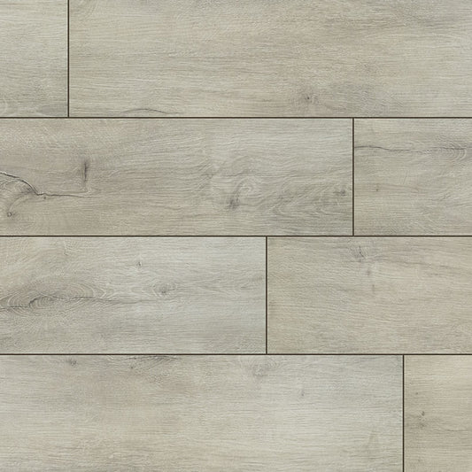 MSI XL Ashton York Gray 9 in. x 60 in. 4.4mm Rigid Core Luxury Vinyl Plank Flooring, Click Lock, Waterproof, 6 MIL Wear Layer