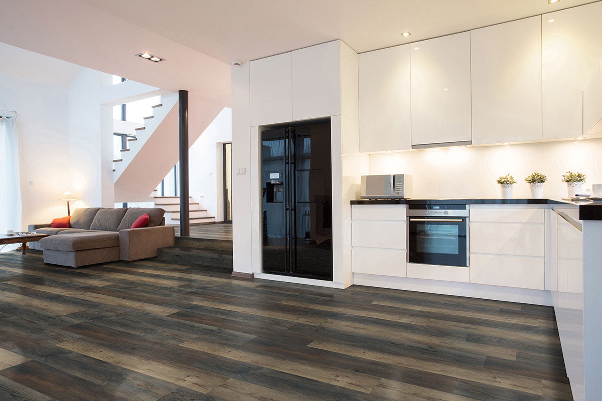 MSI XL Prescott Stable 9 in. x 60 in. 6.5mm Rigid Core Luxury Vinyl Plank Flooring, Click Lock, Waterproof, 20 MIL Wear Layer