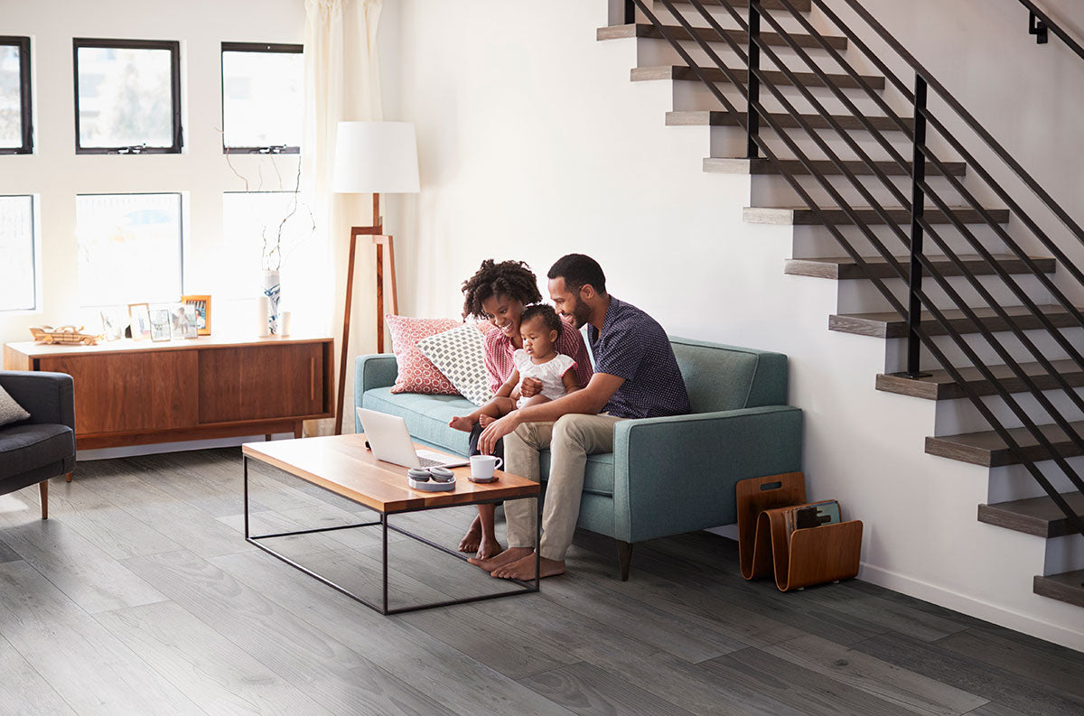 MSI XL Prescott Woburn Abbey 9 in. x 60 in. 6.5mm Rigid Core Luxury Vinyl Plank Flooring, Click Lock, Waterproof, 20 MIL Wear Layer