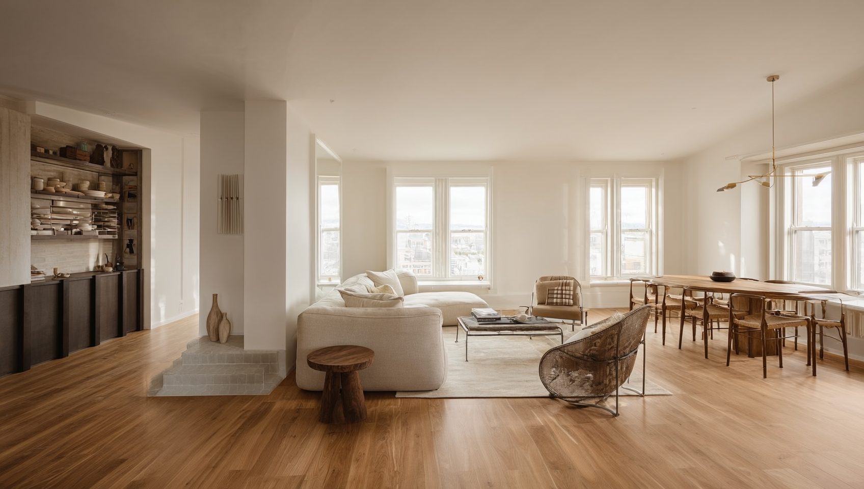 Room with new flooring by Zone 4 Flooring in Elmwood Park, NJ
