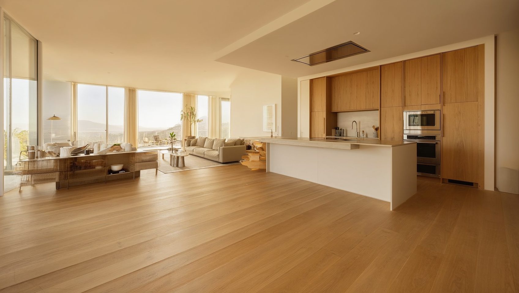 Room with new flooring by Zone 4 Flooring in Fort Lee, NJ