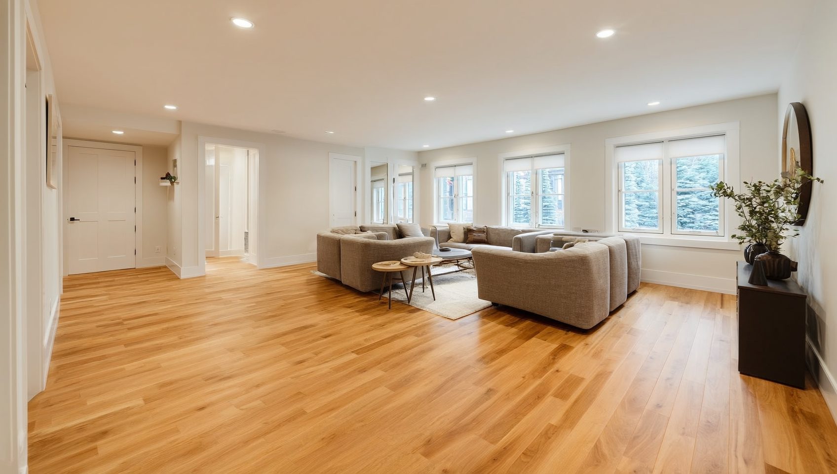 Room with new flooring by Zone 4 Flooring in Manhattan, NY