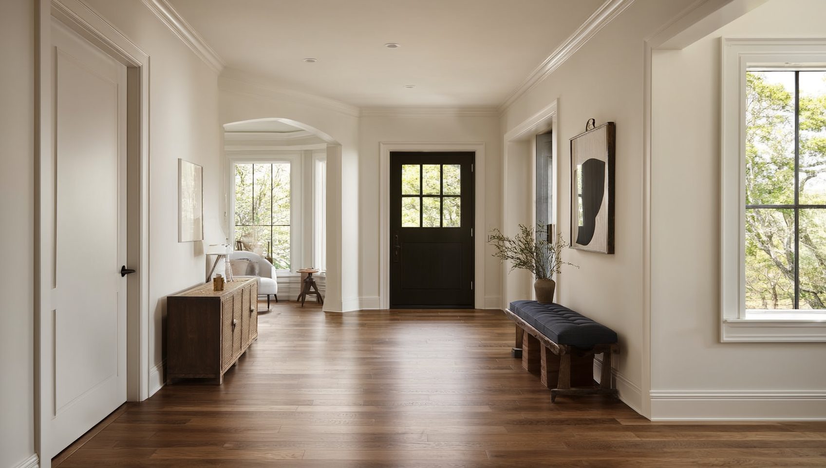 Room with new flooring by Zone 4 Flooring in Staten Island, NY
