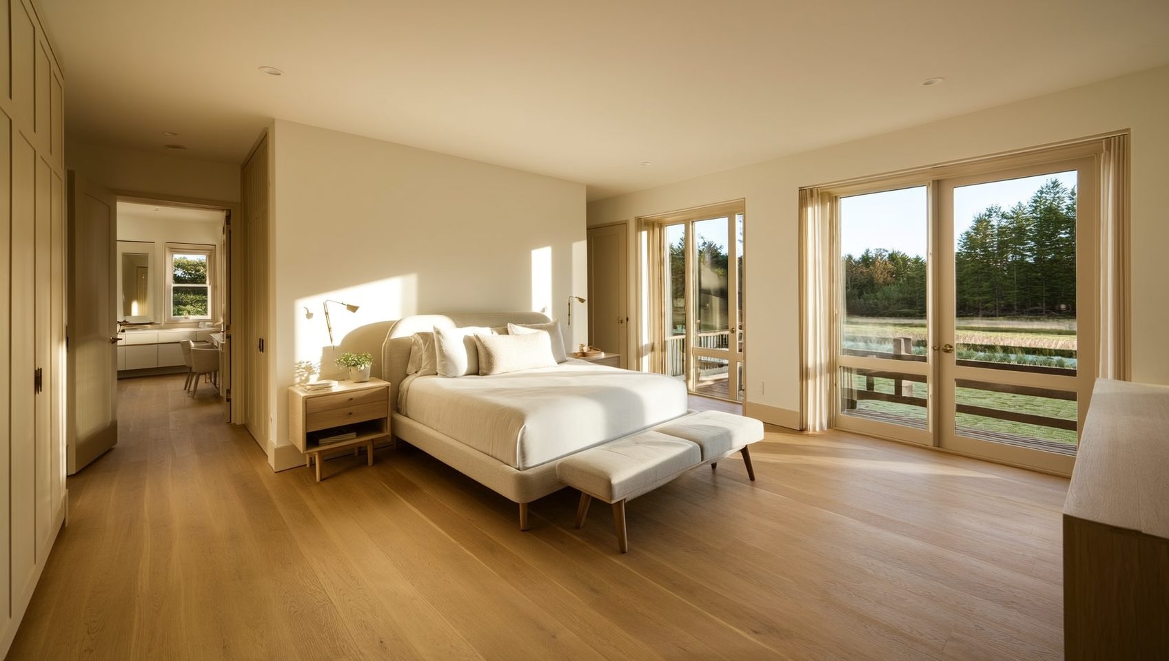 Room with new flooring by Zone 4 Flooring in Newark, NJ