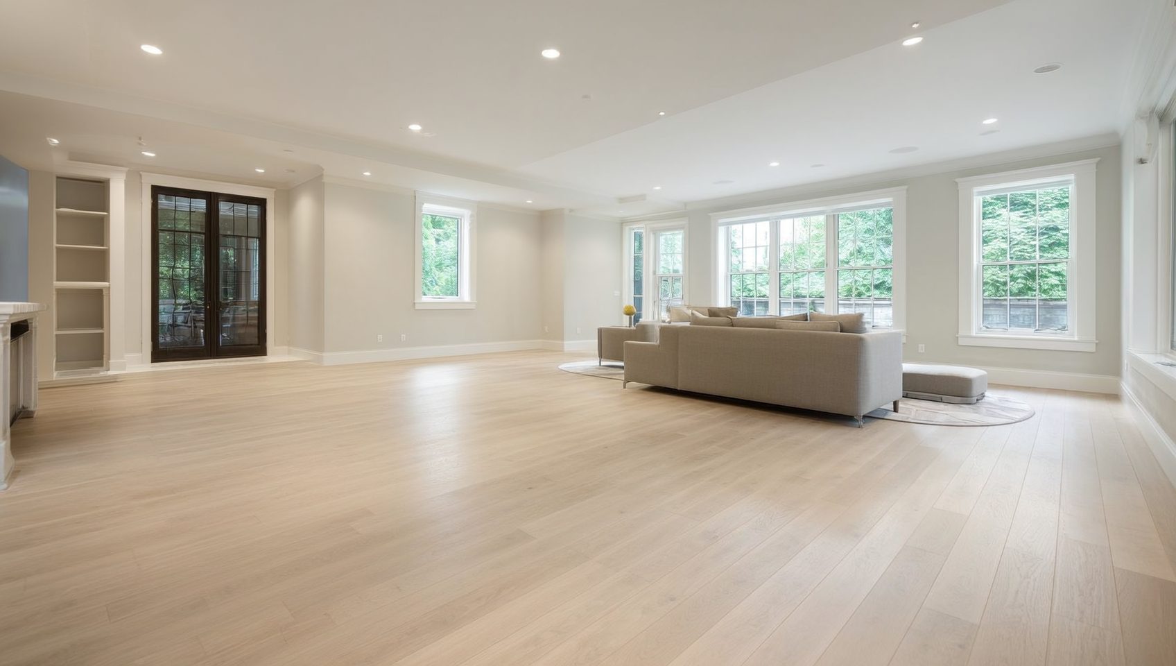 Room with new flooring by Zone 4 Flooring in East Orange, NJ