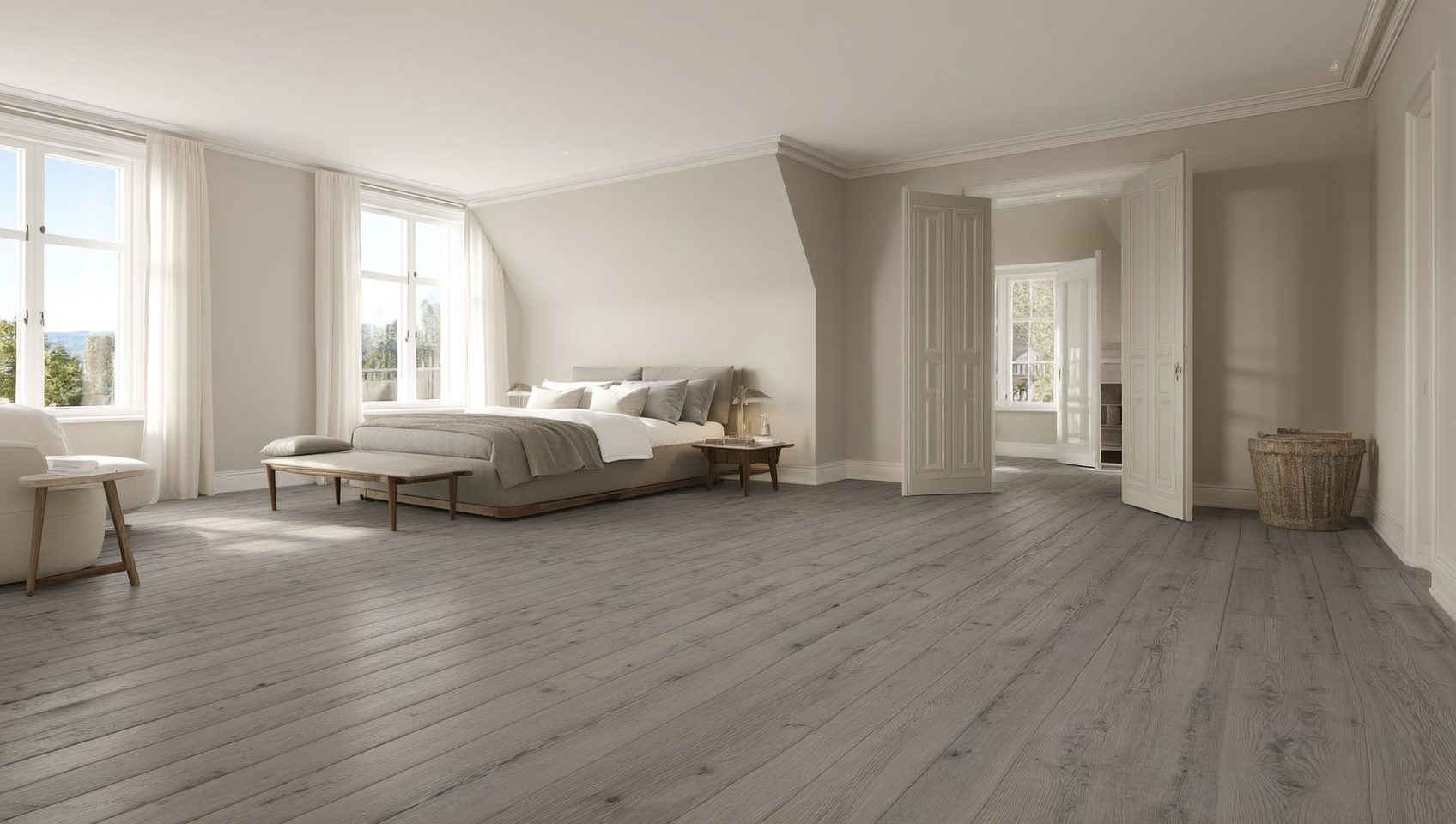 Room with new flooring by Zone 4 Flooring in Huntington, NY