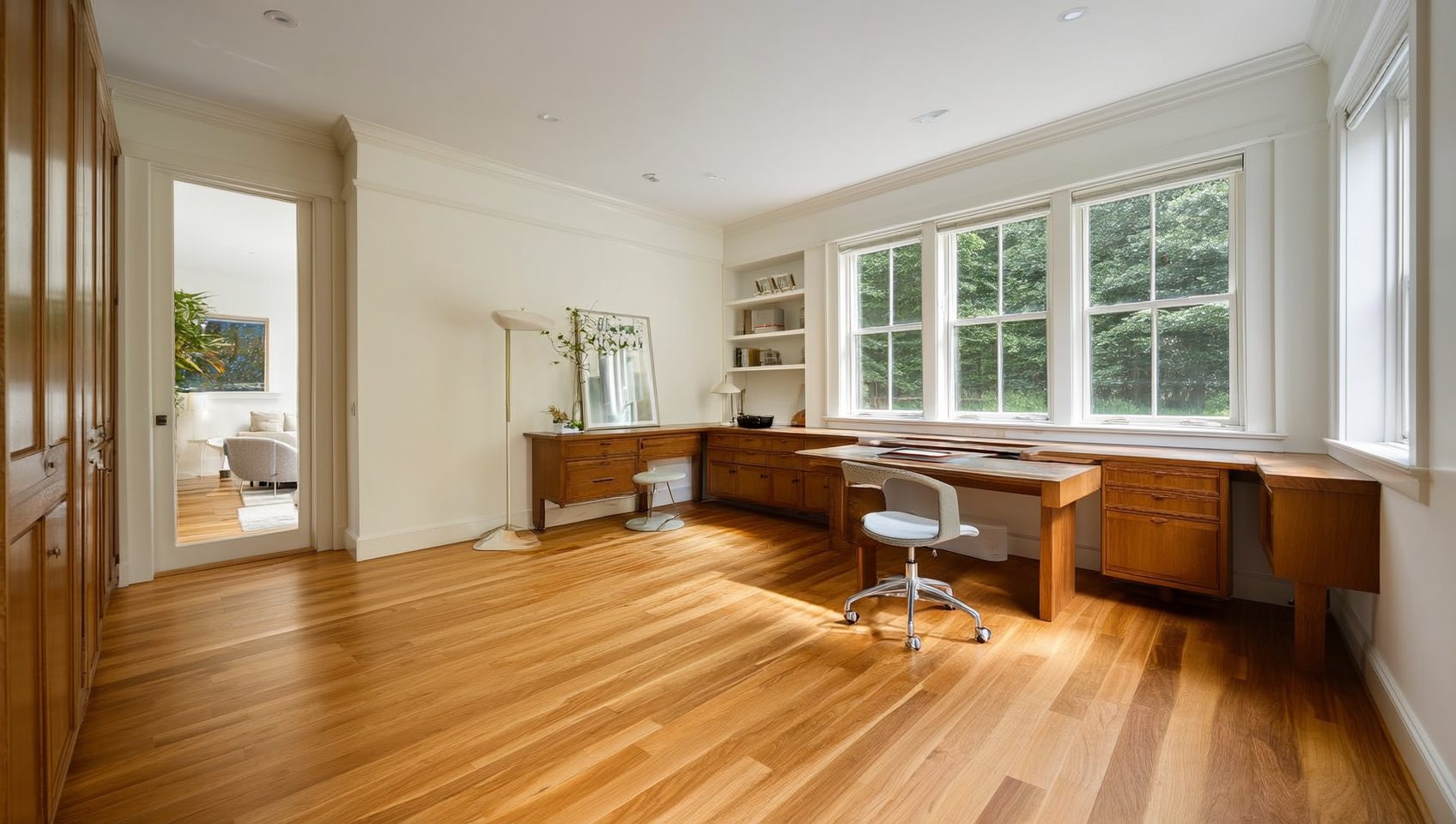 Room with new flooring by Zone 4 Flooring in Nyack, NY