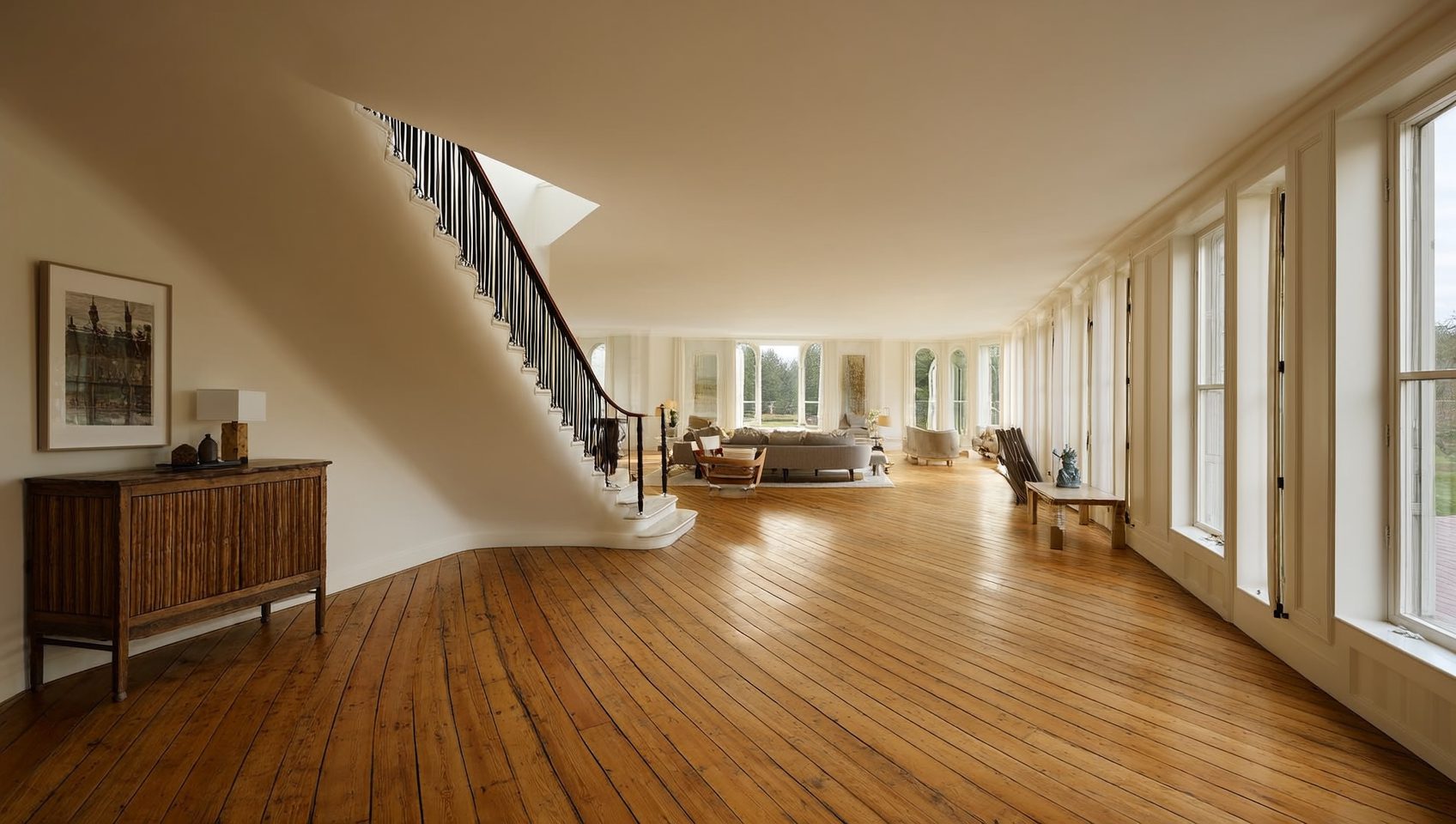 Room with new flooring by Zone 4 Flooring in Passaic, NJ