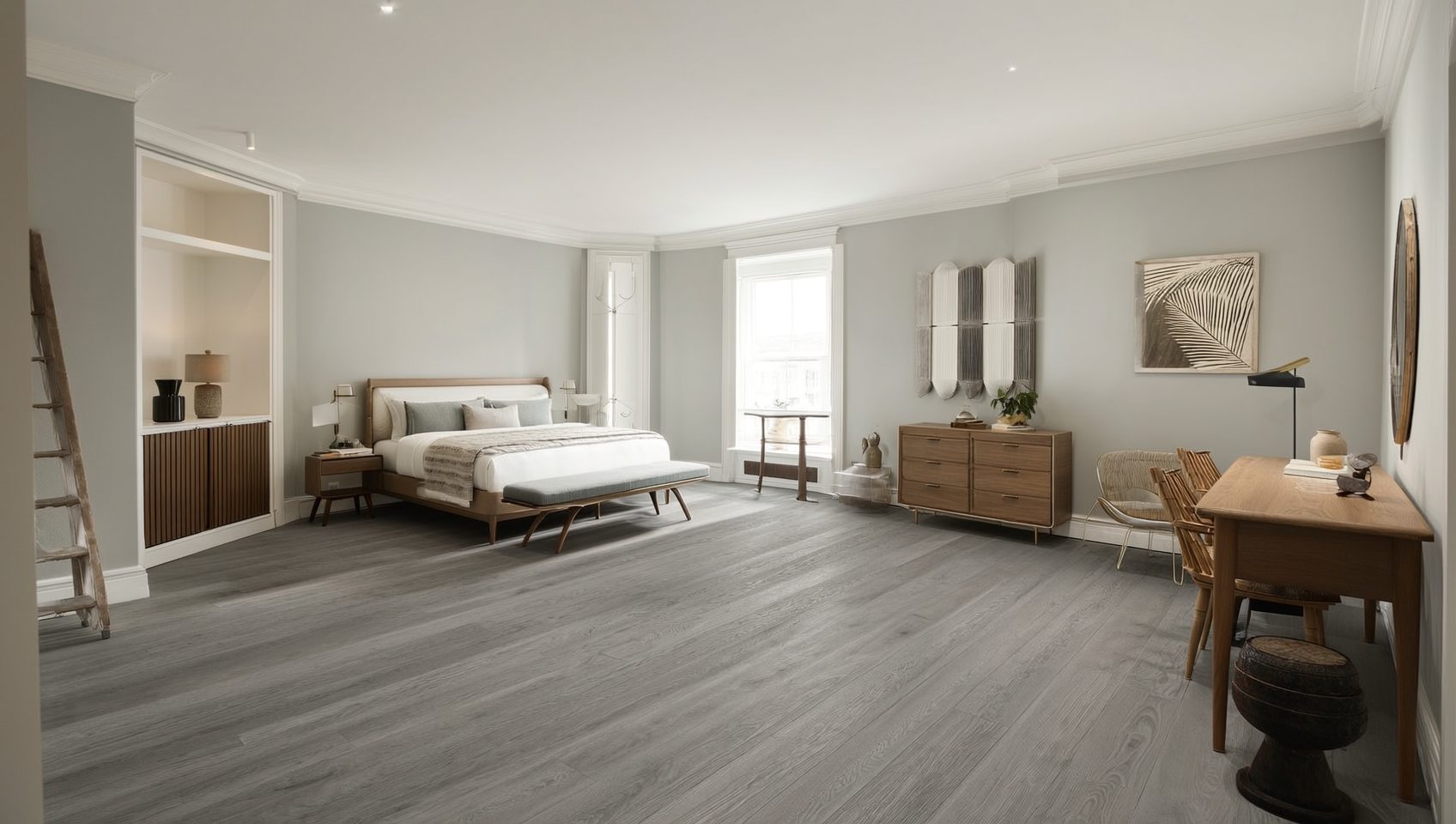Room with new flooring by Zone 4 Flooring in Spring Lake, NJ