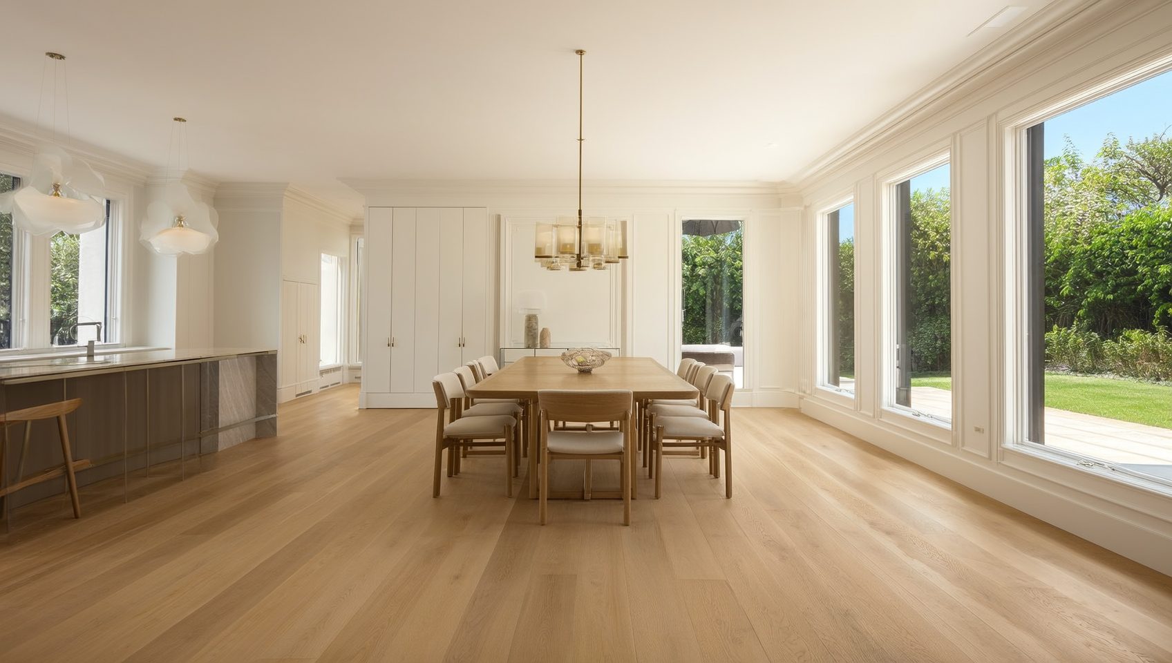 Room with new flooring by Zone 4 Flooring in Spring Valley, NY