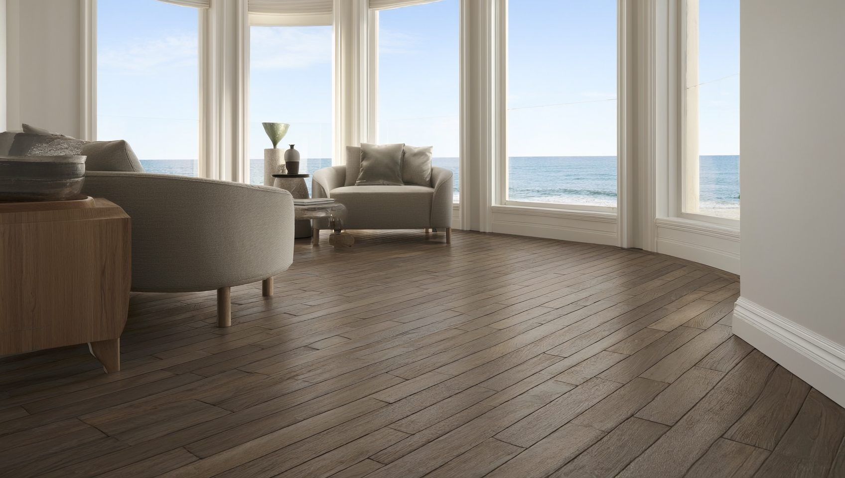 Room with new flooring by Zone 4 Flooring in Valley Cottage, NY